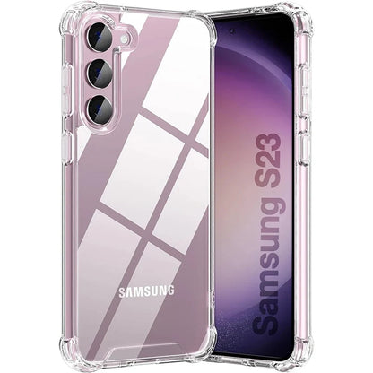 Hybrid Shockproof Case For Samsung Galaxy S25 S24 S23 S21 FE S22 Plus Ultra Clear Hard Case For Samsung A56 A36 A54 A34 A53 A33