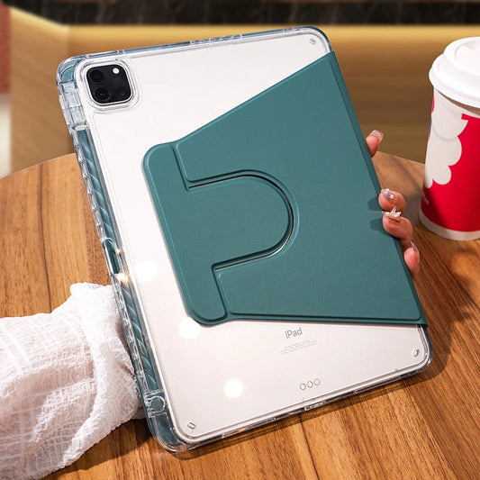 Shell Rotation Shell is Suitable foriPad Pro11 Air4 5 7th 8th 9th iPad 10 Generation Pro10.5 Pro12.9 Mini6  silicone soft